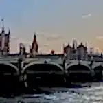 bridge over river in city