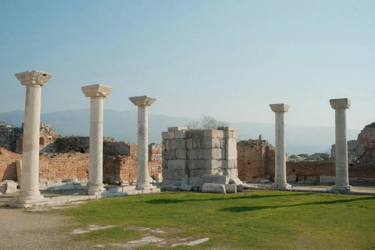 ruin of basilica of saint john