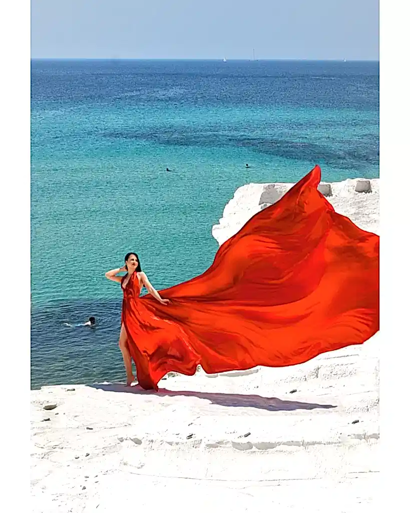 Alacati Flying Dress Photo Shooting