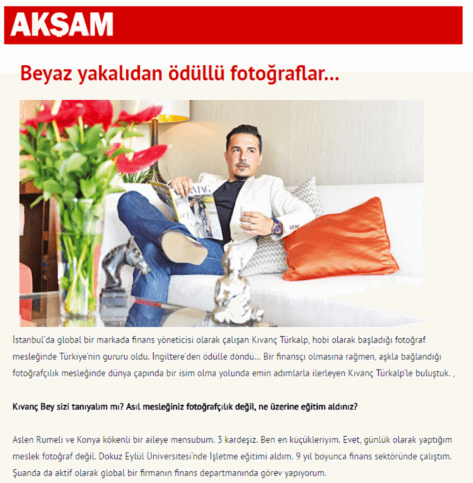 Akşam Gazetesi Röportaj